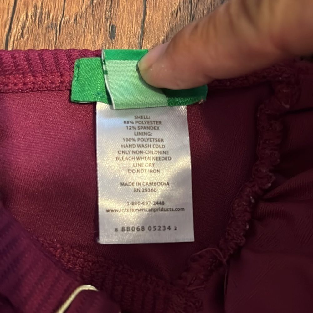 DIP Maroon Bikini Top size Small - Picture 7 of 10